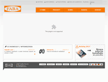 Tablet Screenshot of faba.pl